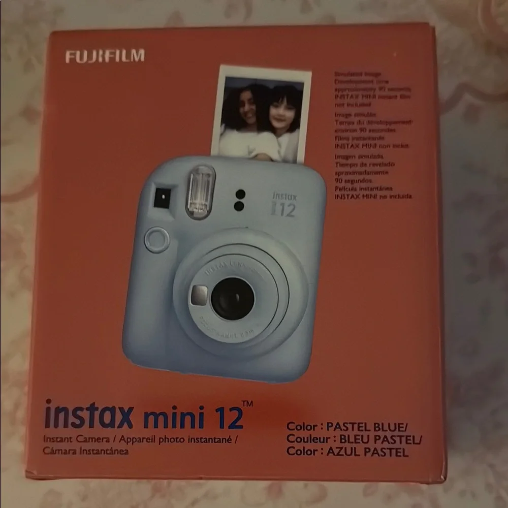 Fujifilm Blue Digital Camera Compact and Stylish in pastel blue